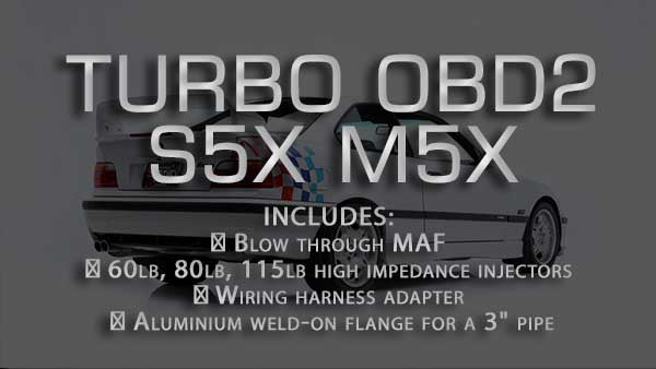 Tune for turbo OBD2 S5x M5x