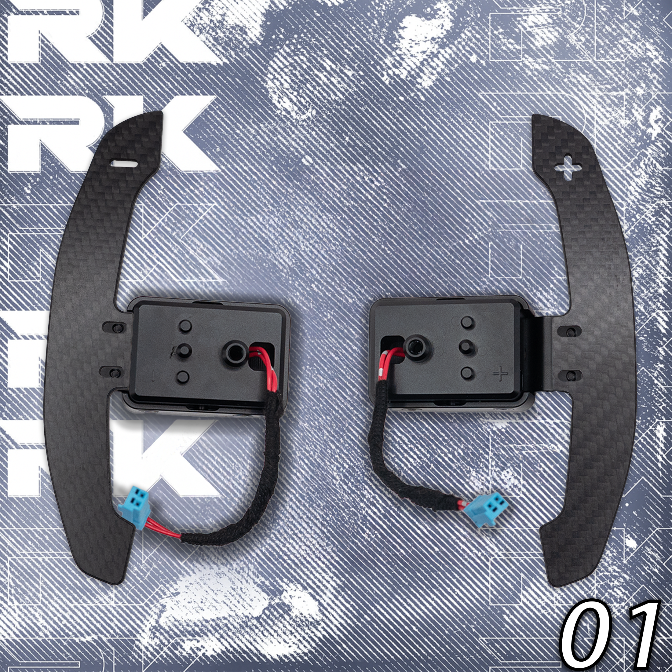 Carbon Fiber Magnetic Paddle Shifters
