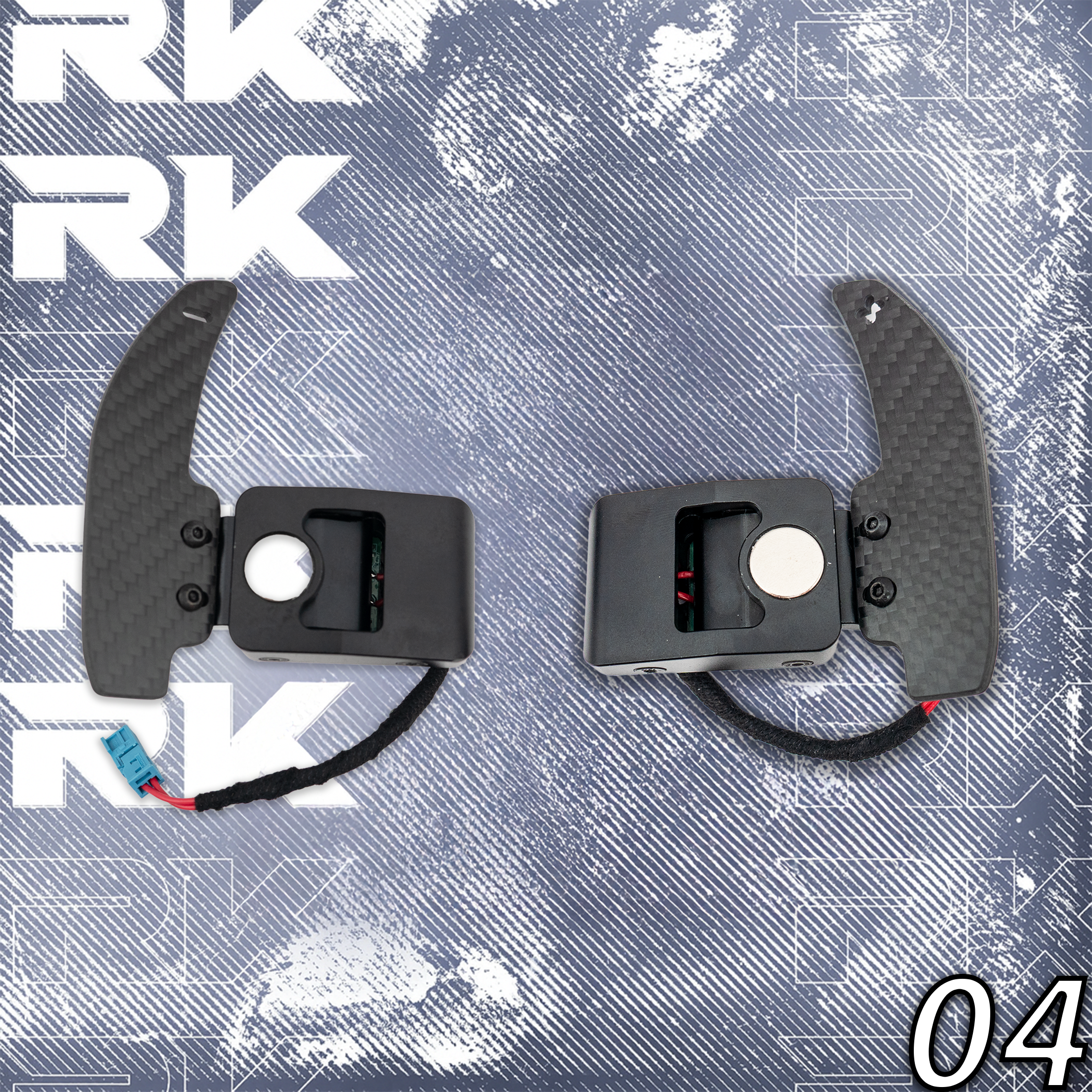 Carbon Fiber Magnetic Paddle Shifters