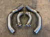 F90 M5 Catless Downpipes Decor