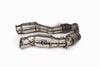 S58 X3M Catless Downpipes Decor