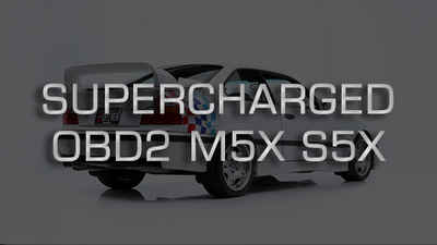 Supercharger tuning package for OBD2 S5x M5x