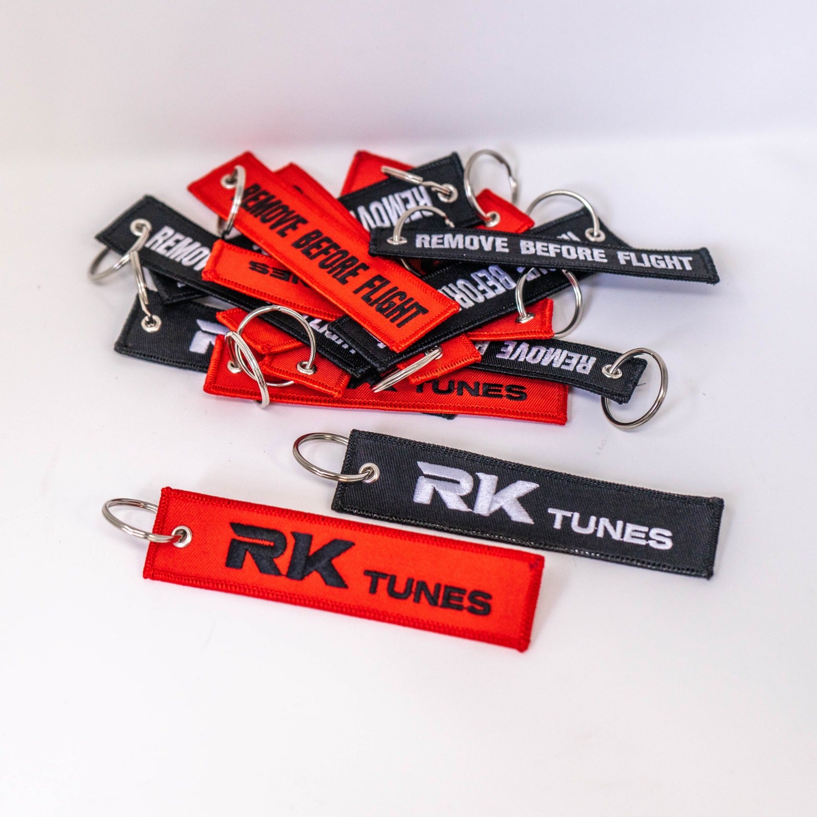 RK-Tunes Remove Before Flight Keychain